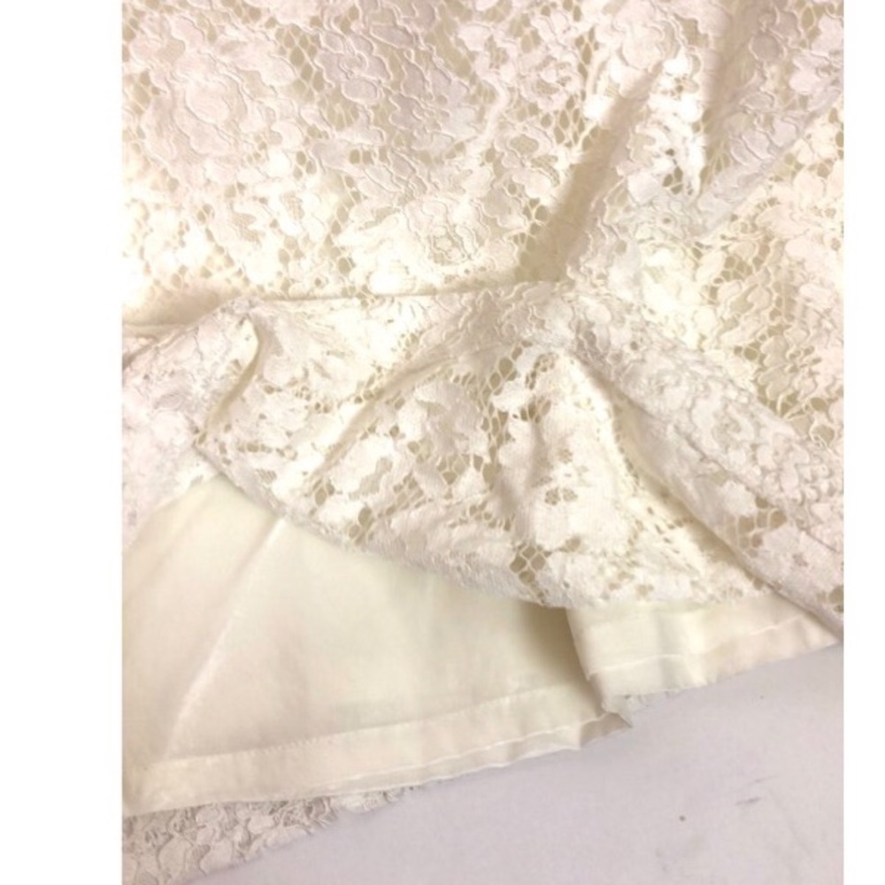 Donna Morgan Lark Ivory Lace Maxi Dress Sleeveless - Picture 7 of 8